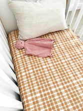 Load image into Gallery viewer, Gingham Style Cot Sheet
