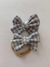 Load image into Gallery viewer, Gingham and Broderie Bows
