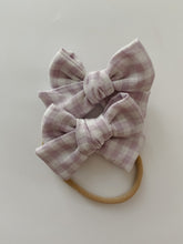 Load image into Gallery viewer, Gingham and Broderie Bows
