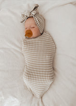 Load image into Gallery viewer, Gingham Cocoon Swaddle

