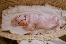 Load image into Gallery viewer, Gingham Cocoon Swaddle

